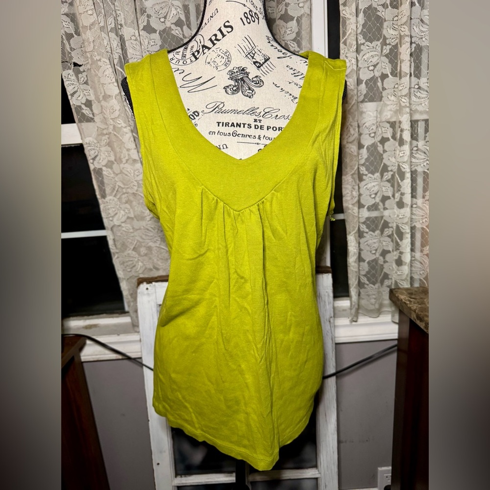 Green Thick Strap Tank top